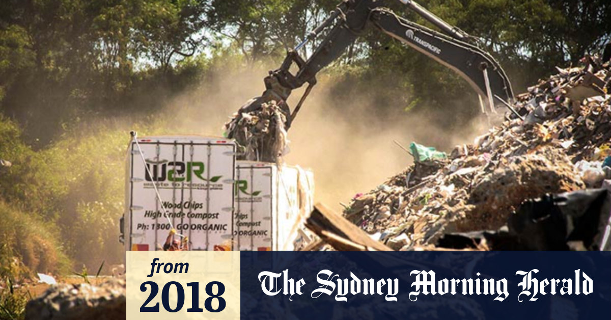 Video Surveillance shows NSW recycling dumped in QLD landfill